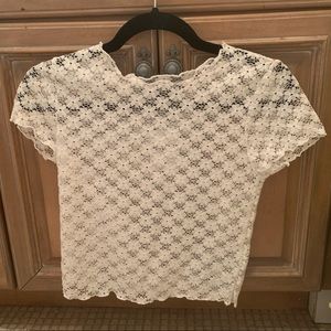 Forever 21 short sleeve crop top